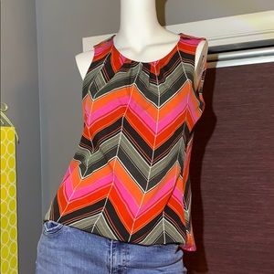 Banana Republic-colorful chevron blouse 💝💝
